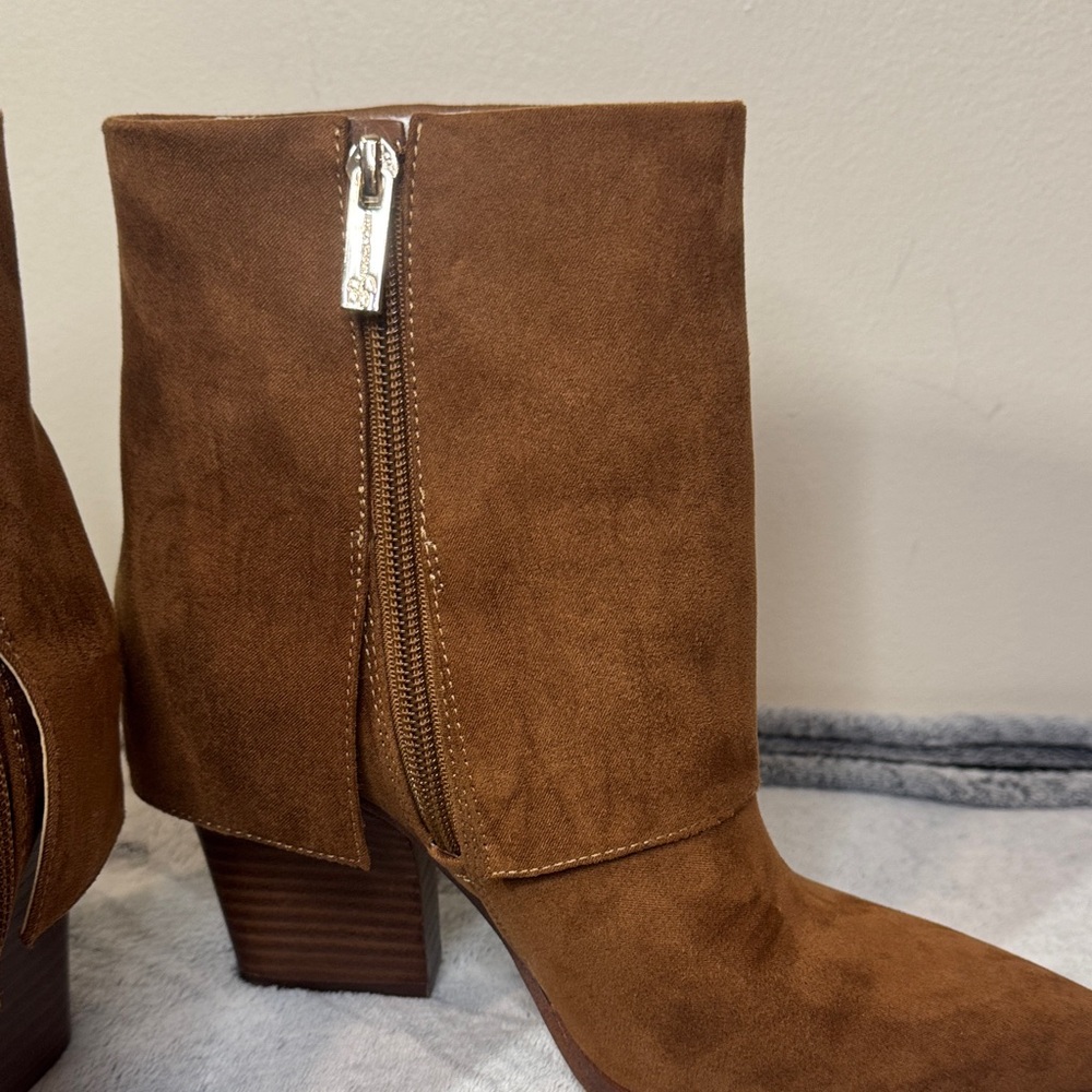 Jessica Simpson Lerra Tobacco Brown Boots - Size 6.5 - Picture 9 of 11